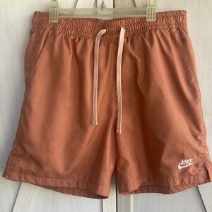 Nike Men’s Woven Flow Brief Lined Running Shorts, Terracotta Size M
